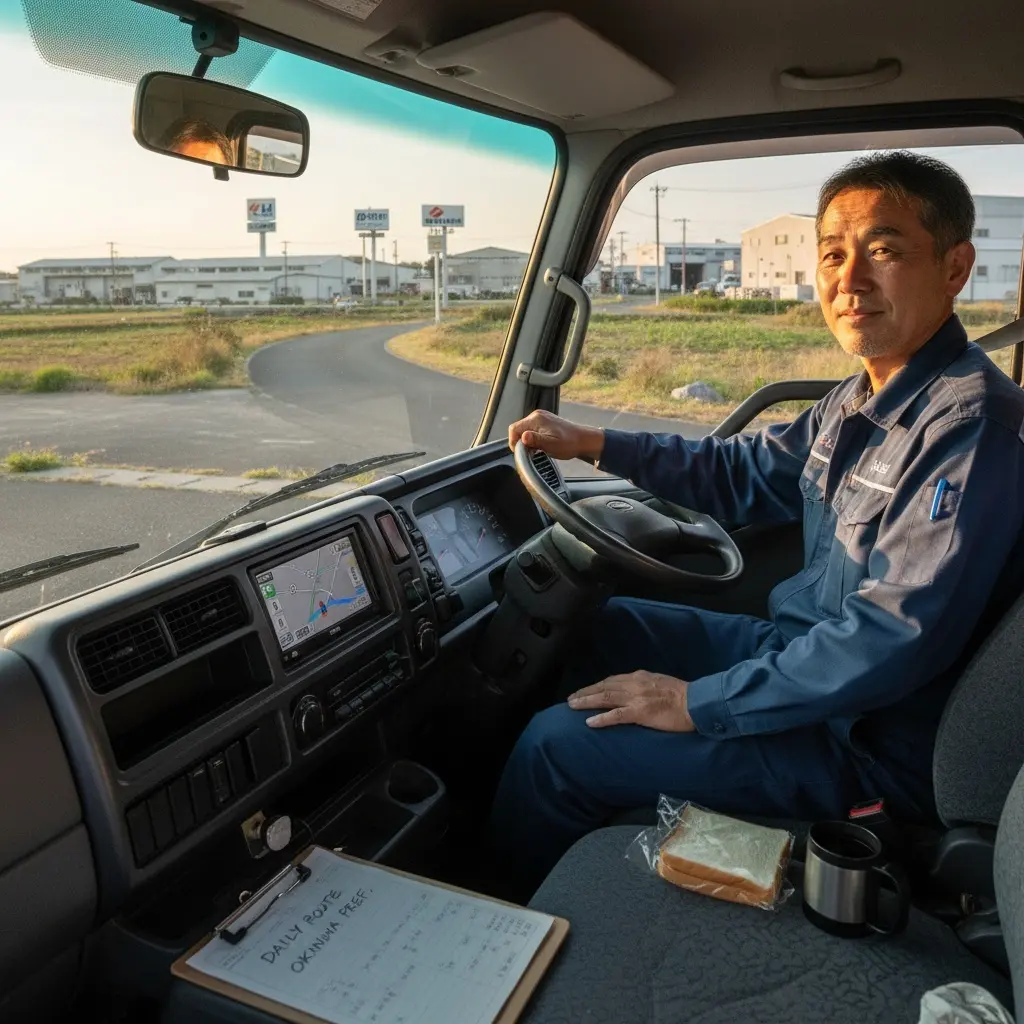 4t車運転手(積み下ろし作業もあり)